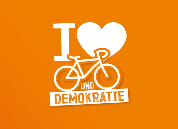 I love Fahrard und Demokratie: Header I love Fahrrad und Demokratie